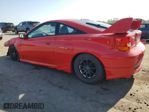2002 Toyota Celica GT with VIN JTDDR32T620140573, listed as a Copart auction lot 72209994 with 292,707 mi miles and Clean Title. Bid and sale history available at carsss.com. Image 2.