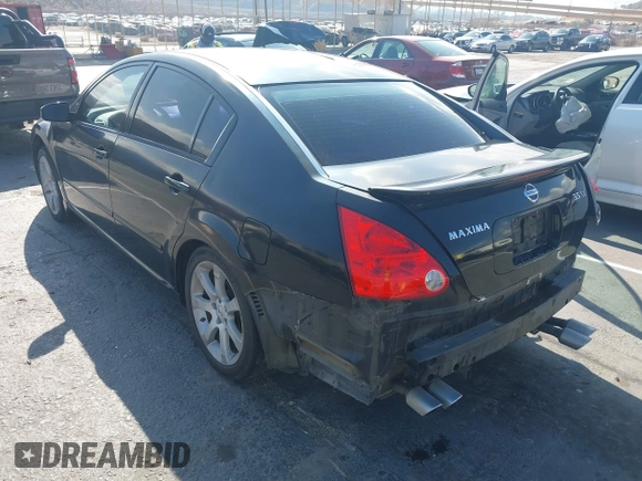 2008 Nissan Maxima 3.5 SL with VIN 1N4BA41EX8C823316, listed as a IAAI auction lot 41501959 with 184,981 mi miles. Bid and sale history available at carsss.com. Image 3.