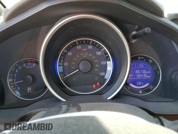 2015 Honda Fit EX-L with VIN 3HGGK5H83FM771673, listed as a Copart auction lot 76297004 with 186,736 mi miles and Salvage Title. Bid and sale history available at DreamBid. Image 9.
