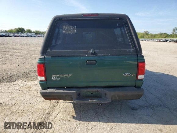 2000 Ford Ranger XL with VIN 1FTYR14V3YPB08927, listed as a Copart auction lot 56539685 with 104,142 mi miles and Clean Title. Bid and sale history available at DreamBid. Image 6.