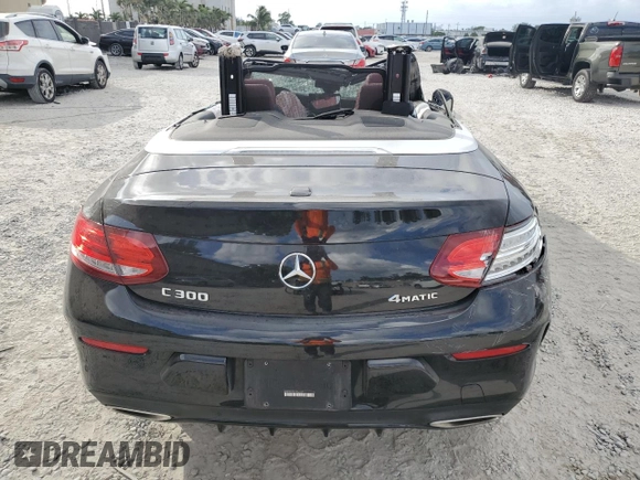 2018 Mercedes-Benz C 300 with VIN WDDWK4KB6JF643371, listed as a Copart auction lot 84370124 with Not provided miles and Salvage title. Bid and sale history available at DreamBid. Image 6.