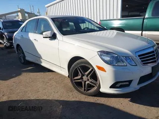 2011 Mercedes-Benz E 550 Luxury with VIN WDDHF7CB6BA268464, listed as a IAAI auction lot 41403118 with 193,270 mi miles and . Bid and sale history available at DreamBid. Image 1.