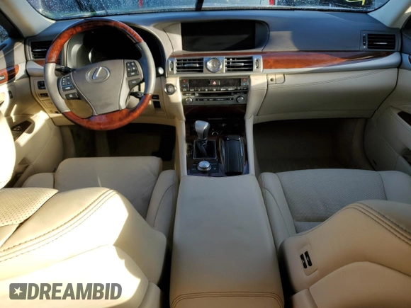 2017 Lexus LS with VIN JTHBL5EF5H5145462, listed as a Copart auction lot 74207494 with 0 mi miles and Salvage Title. Bid and sale history available at carsss.com. Image 8.