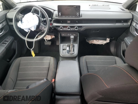2024 Honda CR-V Sport with VIN 7FARS5H57RE008601, listed as a Copart auction lot 43559085 with 17,687 mi miles and Salvage Title. Bid and sale history available at DreamBid. Image 8.