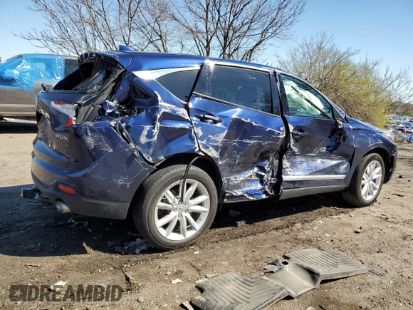 2019 Acura RDX with VIN 5J8TC1H31KL021466, listed as a Copart auction lot 48180014 with 76,479 mi miles. Bid and sale history available at carsss.com. Image 3.