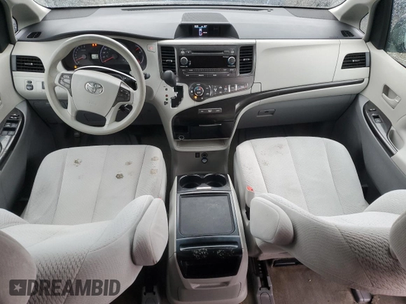 2013 Toyota Sienna LE with VIN 5TDJK3DC9DS060009, listed as a Copart auction lot 43040645 with 171,369 mi miles and Salvage Title. Bid and sale history available at carsss.com. Image 8.