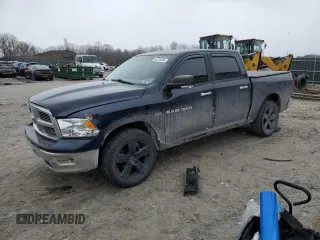 2012 Ram 1500 Outdoorsman with VIN 1C6RD7LTXCS161269, listed as a Copart auction lot 45210505 with 144,156 mi miles and Salvage Title. Bid and sale history available at carsss.com. Image 1.