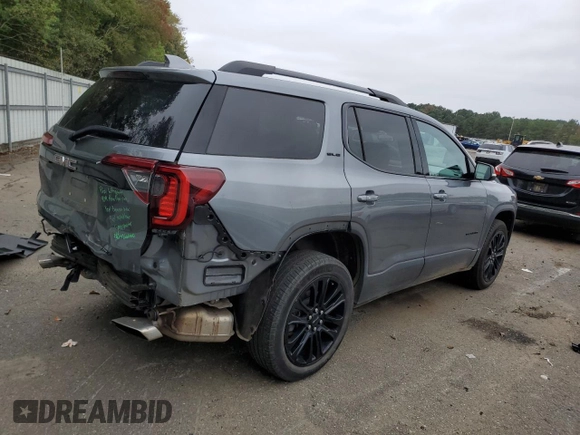 2021 GMC Acadia SLE with VIN 1GKKNRL46MZ214042, listed as a Copart auction lot 78936524 with 47,542 mi miles and Salvage Title. Bid and sale history available at carsss.com. Image 3.
