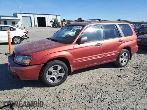 2003 Subaru Forester XS with VIN JF1SG65633H708372, listed as a Copart auction lot 80554034 with 288,772 mi miles and Salvage Title. Bid and sale history available at DreamBid. Image 1.
