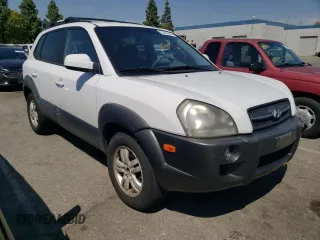 2007 Hyundai Tucson SE with VIN KM8JN72D27U590327, listed as a Copart auction lot 51072574 with 90,511 mi miles and Salvage Title. Bid and sale history available at carsss.com. Image 4.