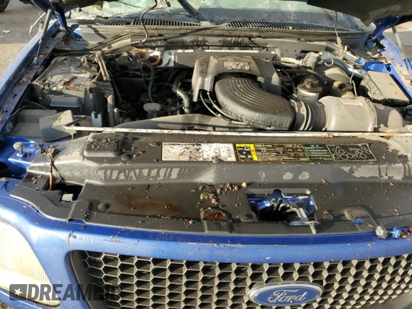 2002 Ford F-150 XL with VIN 1FTRX08L12KA21447, listed as a Copart auction lot 73152664 with Not provided miles and Salvage title. Bid and sale history available at DreamBid. Image 12.