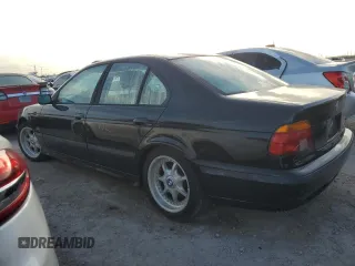 1998 BMW 5 Series 540iA with VIN WBADE6320WBW59550, listed as a Copart auction lot 80756644 with 0 mi miles and Salvage Title. Bid and sale history available at carsss.com. Image 2.