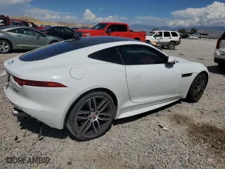 2016 Jaguar F-TYPE R with VIN SAJWJ6DL9GMK27674, listed as a Copart auction lot 68377194 with 55,074 mi miles and Salvage Title. Bid and sale history available at carsss.com. Image 3.