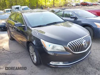 2014 Buick LaCrosse Leather with VIN 1G4GB5G37EF129097, listed as a IAAI auction lot 42069228 with 156,748 mi miles. Bid and sale history available at carsss.com. Image 1.
