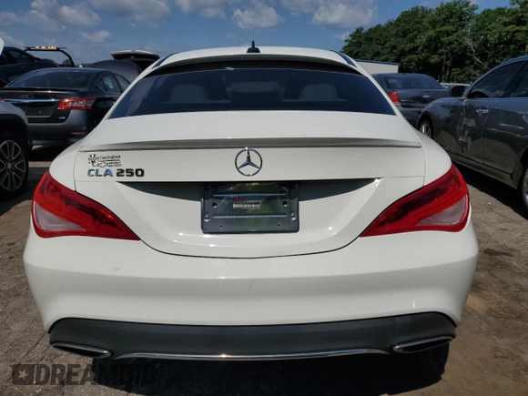 2017 Mercedes-Benz CLA with VIN WDDSJ4EB0HN437055, listed as a Copart auction lot 59063683 with 77,994 mi miles. Bid and sale history available at carsss.com. Image 6.