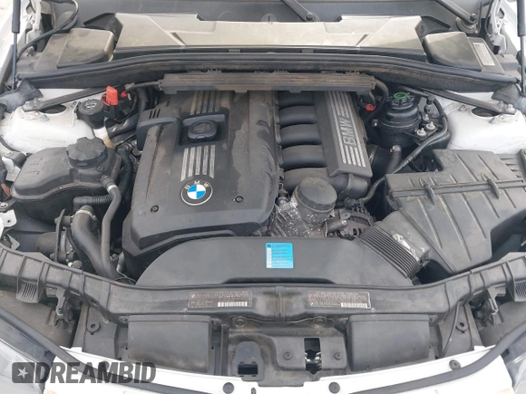 2008 BMW 3 Series 328i with VIN WBAVA37598NL50566, listed as a IAAI auction lot 41853168 with 1 mi miles. Bid and sale history available at carsss.com. Image 10.