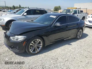 2017 BMW 4 Series 430i with VIN WBA4F7C57HG438417, listed as a Copart auction lot 58374025 with 67,389 mi miles and Salvage title. Bid and sale history available at DreamBid. Image 1.