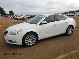 2011 Buick Regal CXL RL1 with VIN W04GN5EC2B1012822, listed as a Copart auction lot 54310025 with 163,855 mi miles and Clean Title. Bid and sale history available at carsss.com. Image 1.