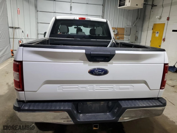 2019 Ford F-150 XL with VIN 1FTFX1E59KFA03611, listed as a Copart auction lot 48646745 with 110,351 mi miles and Salvage Title. Bid and sale history available at carsss.com. Image 6.