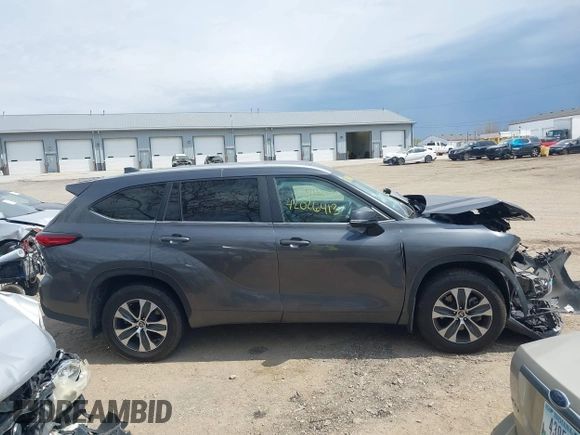 2023 Toyota Highlander L with VIN 5TDKDRBH6PS500241, listed as a IAAI auction lot 42026413 with 53,279 mi miles and . Bid and sale history available at DreamBid. Image 13.