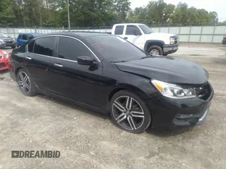 2016 Honda Accord Sport z VIN 1HGCR2F55GA137619, wystawiony jako IAAI lot #42388782 z przebiegiem 84 635 mil mil oraz . Historia ofert i sprzedaży dostępna na DreamBid. Obrazek 1.