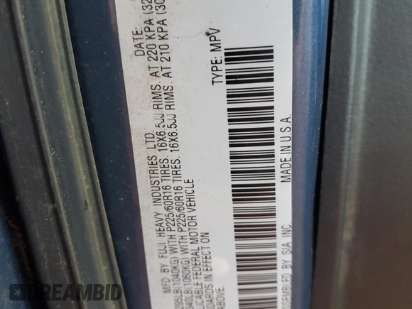2008 Subaru Outback with VIN 4S4BP60CX87314920, listed as a Copart auction lot 56247805 with 145,702 mi miles and Salvage title. Bid and sale history available at DreamBid. Image 14.
