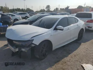 2018 Acura TLX w/A-SPEC Pkg z VIN 19UUB2F69JA001194, wystawiony jako Copart lot #71034254 z przebiegiem Nie podano mil oraz Szkoda całkowita • Salvage title. Historia ofert i sprzedaży dostępna na DreamBid. Obrazek 1.