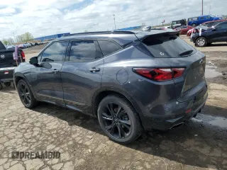 2021 Chevrolet Blazer RS with VIN 3GNKBKRS0MS544376, listed as a Copart auction lot 55801965 with 42,609 mi miles and Clean title. Bid and sale history available at DreamBid. Image 2.