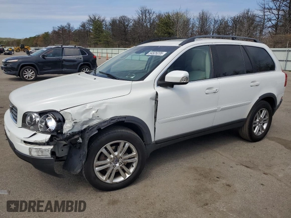 2010 Volvo XC90 I6 with VIN YV4982CZ0A1549048, listed as a Copart auction lot 54525235 with 0 mi miles and Salvage Title. Bid and sale history available at carsss.com. Image 1.