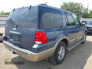 2003 Ford Expedition Eddie Bauer z VIN 1FMRU17W33LC46079, wystawiony jako IAAI lot #42157562 z przebiegiem 235 209 mil mil oraz . Historia ofert i sprzedaży dostępna na DreamBid. Obrazek 4.