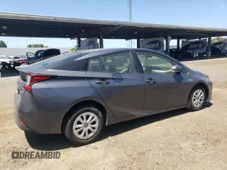 2022 Toyota Prius L Eco with VIN JTDKAMFUXN3174168, listed as a Copart auction lot 61052455 with 54,547 mi miles and Salvage title. Bid and sale history available at DreamBid. Image 3.
