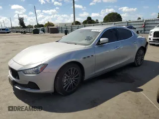2017 Maserati Ghibli with VIN ZAM57XSA6H1238310, listed as a Copart auction lot 45226785 with 125,207 mi miles and Salvage Title. Bid and sale history available at carsss.com. Image 1.