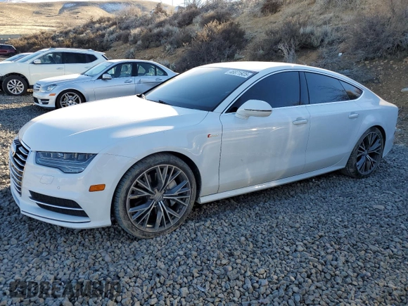 2018 Audi A7 Premium Plus with VIN WAUW3AFC0JN058832, listed as a Copart auction lot 46871925 with 38,114 mi miles and Salvage Title. Bid and sale history available at carsss.com. Image 1.