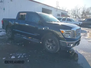 2017 Nissan Titan SV with VIN 1N6AA1E50HN505382, listed as a IAAI auction lot 41414112 with 89,536 mi miles and . Bid and sale history available at DreamBid. Image 1.