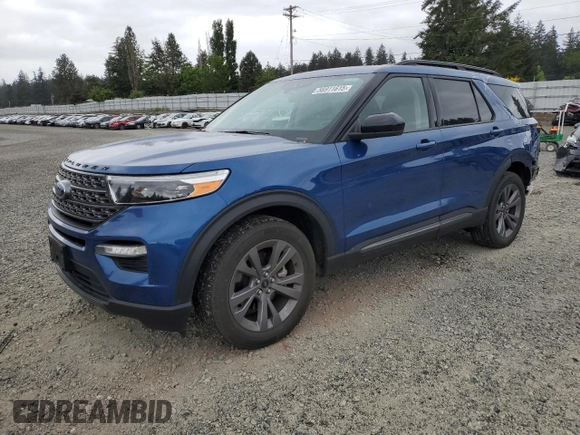 2022 Ford Explorer XLT с VIN 1FMSK8DH4NGC07759, выставлен на аукционе Copart как лот 56911615 с пробегом 33 369 миль миль и Списание • Salvage title. История ставок и продаж доступна на DreamBid. Изображение 1.