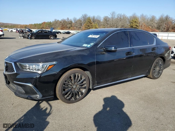 2018 Acura RLX w/Technology Pkg with VIN JH4KC1F56JC000401, listed as a Copart auction lot 77887434 with 66,986 mi miles and Salvage Title. Bid and sale history available at carsss.com. Image 1.