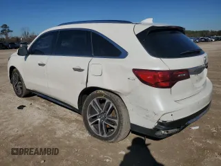 2017 Acura MDX w/Advance Pkg with VIN 5FRYD4H82HB013451, listed as a Copart auction lot 43388825 with 82,893 mi miles and Salvage Title. Bid and sale history available at carsss.com. Image 2.