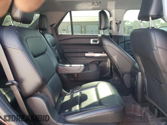 2023 Ford Explorer XLT with VIN 1FMSK8DH7PGB08372, listed as a Copart auction lot 62395205 with 63,257 mi miles and Salvage title. Bid and sale history available at DreamBid. Image 10.