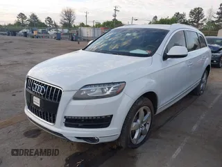 2015 Audi Q7 Premium Plus with VIN WA1LGAFE4FD007207, listed as a IAAI auction lot 41909751 with 59,836 mi miles and . Bid and sale history available at DreamBid. Image 20.