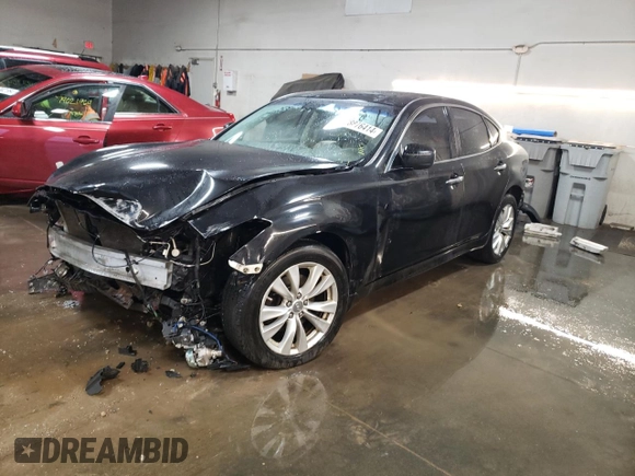 2011 Infiniti M37 with VIN JN1BY1AR0BM374966, listed as a Copart auction lot 78876414 with 227,377 mi miles and Salvage Title. Bid and sale history available at carsss.com. Image 1.