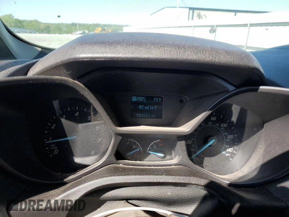2017 Ford Transit Connect XLT with VIN NM0LS7F74H1318498, listed as a Copart auction lot 53288035 with 183,915 mi miles and Salvage title. Bid and sale history available at DreamBid. Image 9.