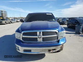 2018 Ram 1500 Big Horn with VIN 1C6RR7LG0JS258000, listed as a Copart auction lot 43453985 with 127,223 mi miles and Salvage Title. Bid and sale history available at carsss.com. Image 5.