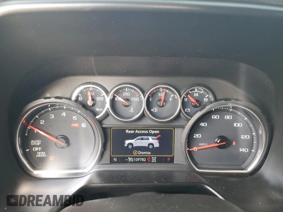 2021 Chevrolet Tahoe LT with VIN 1GNSKNKD2MR243205, listed as a Copart auction lot 61461115 with 109,782 mi miles and Salvage title. Bid and sale history available at DreamBid. Image 9.