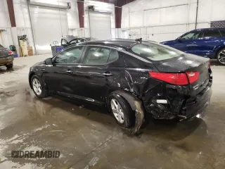 2015 Kia Optima LX with VIN 5XXGM4A7XFG483056, listed as a Copart auction lot 51503795 with 92,355 mi miles and Salvage Title. Bid and sale history available at carsss.com. Image 2.