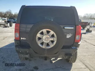 2009 Hummer H3 Luxury with VIN 5GTEN13E098116018, listed as a Copart auction lot 83461044 with 242,660 mi miles and Salvage Title. Bid and sale history available at DreamBid. Image 6.