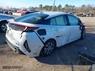 2020 Toyota Prius Prime LE with VIN JTDKARFP1L3127406, listed as a IAAI auction lot 41552191 with NaN miles. Bid and sale history available at carsss.com. Image 4.