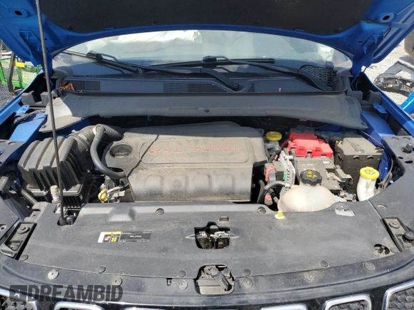 2021 Jeep Compass Latitude with VIN 3C4NJDBB1MT584118, listed as a Copart auction lot 55926585 with 89,454 mi miles and Salvage title. Bid and sale history available at DreamBid. Image 12.