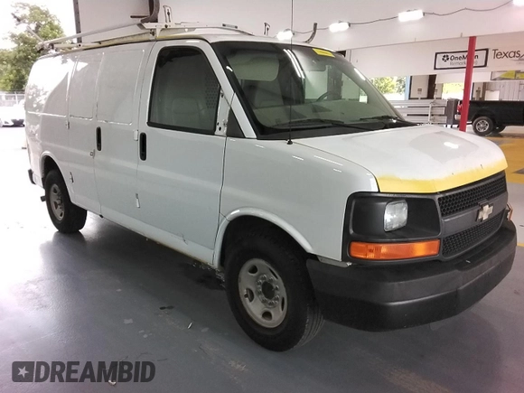 2013 Chevrolet Express Cargo with VIN 1GCWGFBA5D1138521, listed as a IAAI auction lot 42785471 with 157,254 mi miles and . Bid and sale history available at DreamBid. Image 25.