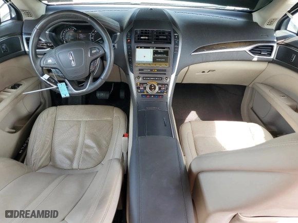 2017 Lincoln MKZ Reserve with VIN 3LN6L5F97HR624664, listed as a Copart auction lot 51876765 with 81,285 mi miles and Salvage Title. Bid and sale history available at carsss.com. Image 8.