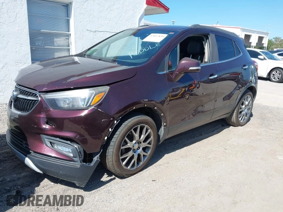 2018 Buick Encore Sport Touring with VIN KL4CJ1SB1JB641530, listed as a IAAI auction lot 42057859 with 151,364 mi miles. Bid and sale history available at carsss.com. Image 17.